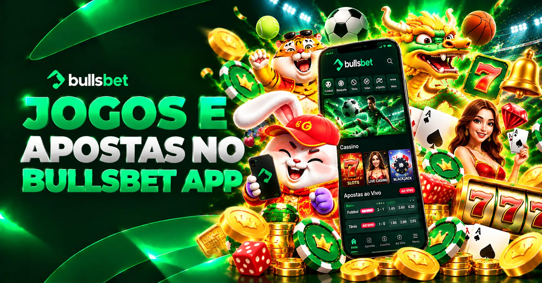 Jogos e Apostas no Bullsbet App